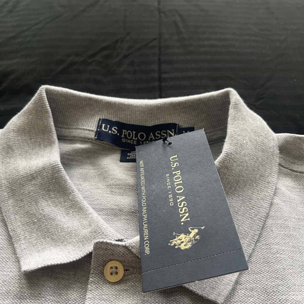 U.S. Polo Assn. Light Gray Polo Shirt